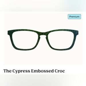 PREIMUM Pair Casper Topper Cypress Embossed Croc